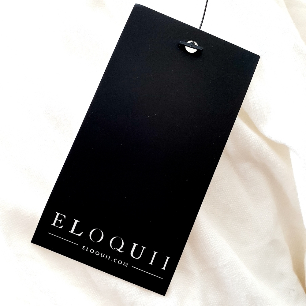 NEW Eloquii White Sleeveless Dress P6135 - Picture 8 of 11